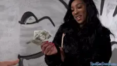 Ebony Big Booty Babe Gets Cash Reward For Dirty Sex