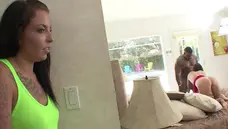 Stepdaughter Catches Stepmom Cheating On Stepdad With A Big Black Cock BBC