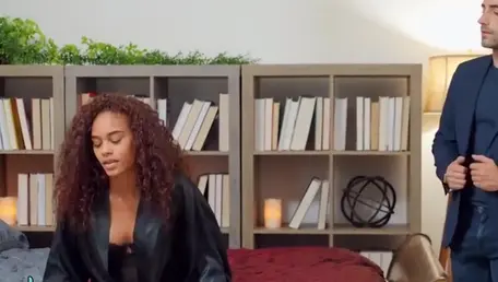 Stunning Curly Babe Scarlit Scandal Deepthroat A Big Cock & Gets All That Load On Her Face