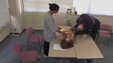 Two Big Black Guys Ravished One Tiny Japanese Floozy