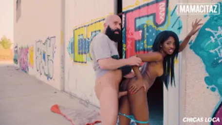 Cute Ebony Girl Boni Brown Hardcore Outdoor Interracial Sex Full Scene