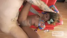 Sexy Black Teen Fucked Rough On Hookup Hotshot