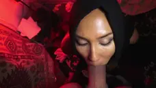 Muslim Chick Blows Dick Before Taking It Into Her Pussy