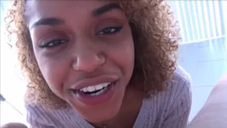 Ebony Teen Squirts On Neighbor's Cock - Milu Blaze - Perfect Girlfriend