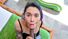 Alternative Pierced Colombian Amateur Eats Cum In Steamy Pickup And Fuck