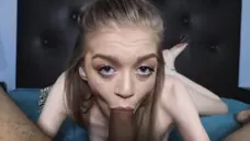 White Teen With An Innocent Face Jadyn Hayes Is Sucking A Black Dick