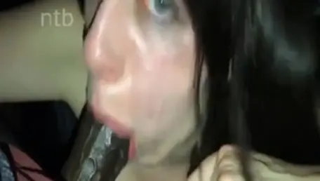 Stacked Dark Hair Girl Mommy Worships A Big Black Dick In The Car