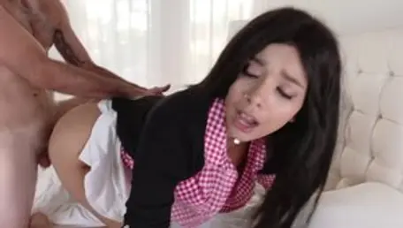 Aaliyah Hadid Getting Spreadeagle Fucked By His White G