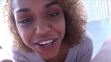 Ebony Teen Squirts On Neighbor's Cock - Milu Blaze - Perfect Girlfriend