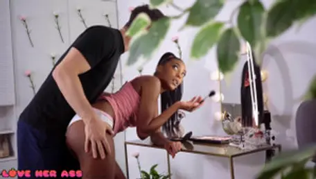 Hot Ebony Anal Action And Pov Blowjob With Petite British Black Girl Asia Rae