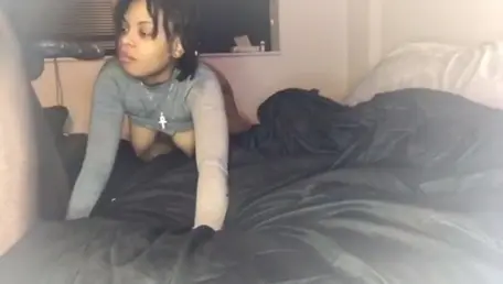 CREAMY EBONY TAKES HARDCORE BBC | M Laveau | CREAM PIE FULL VIDEO